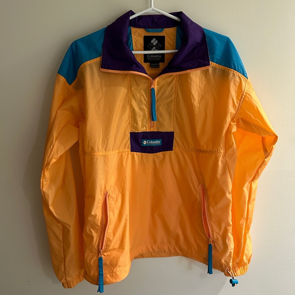 Colourful Columbia Windbreaker